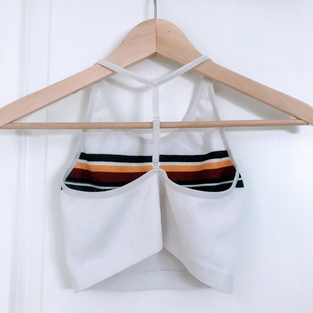 Colsie Ribbed Crop Tank, S - Picture 3 of 4
